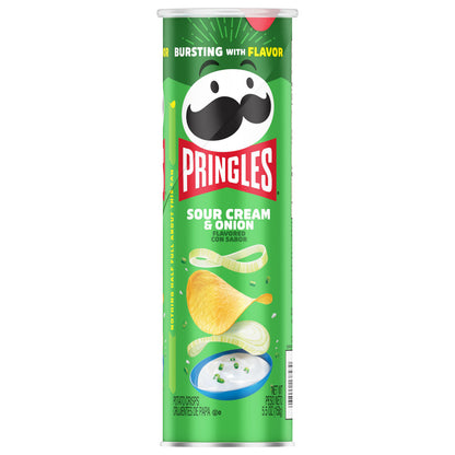 Papas fritas Pringles® con crema agria y cebolla