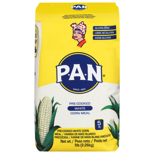 P.A.N. Pre-Cooked White Corn Meal 5 lb