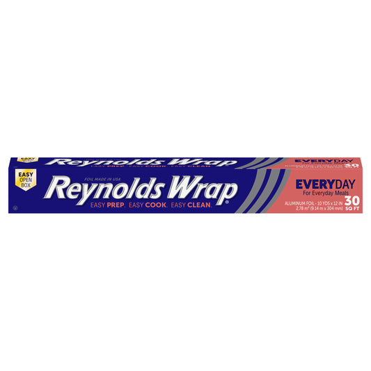 Reynolds Wrap Everyday Strength Aluminum Foil, 30 Square Feet