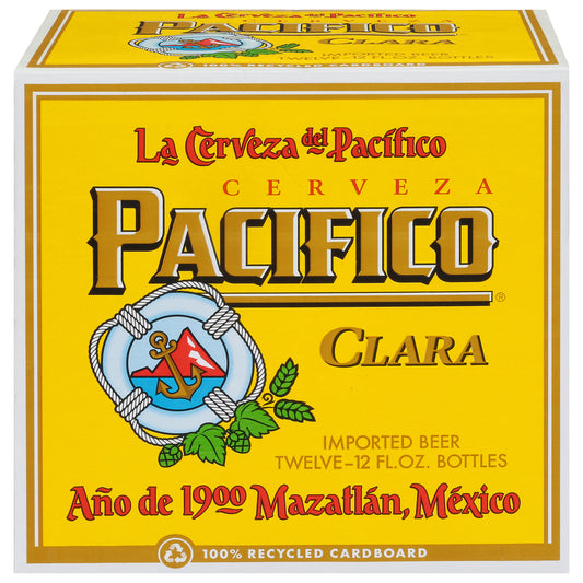Pacifico Imported Clara Beer Bottle 12 - 12 fl oz Bottles
