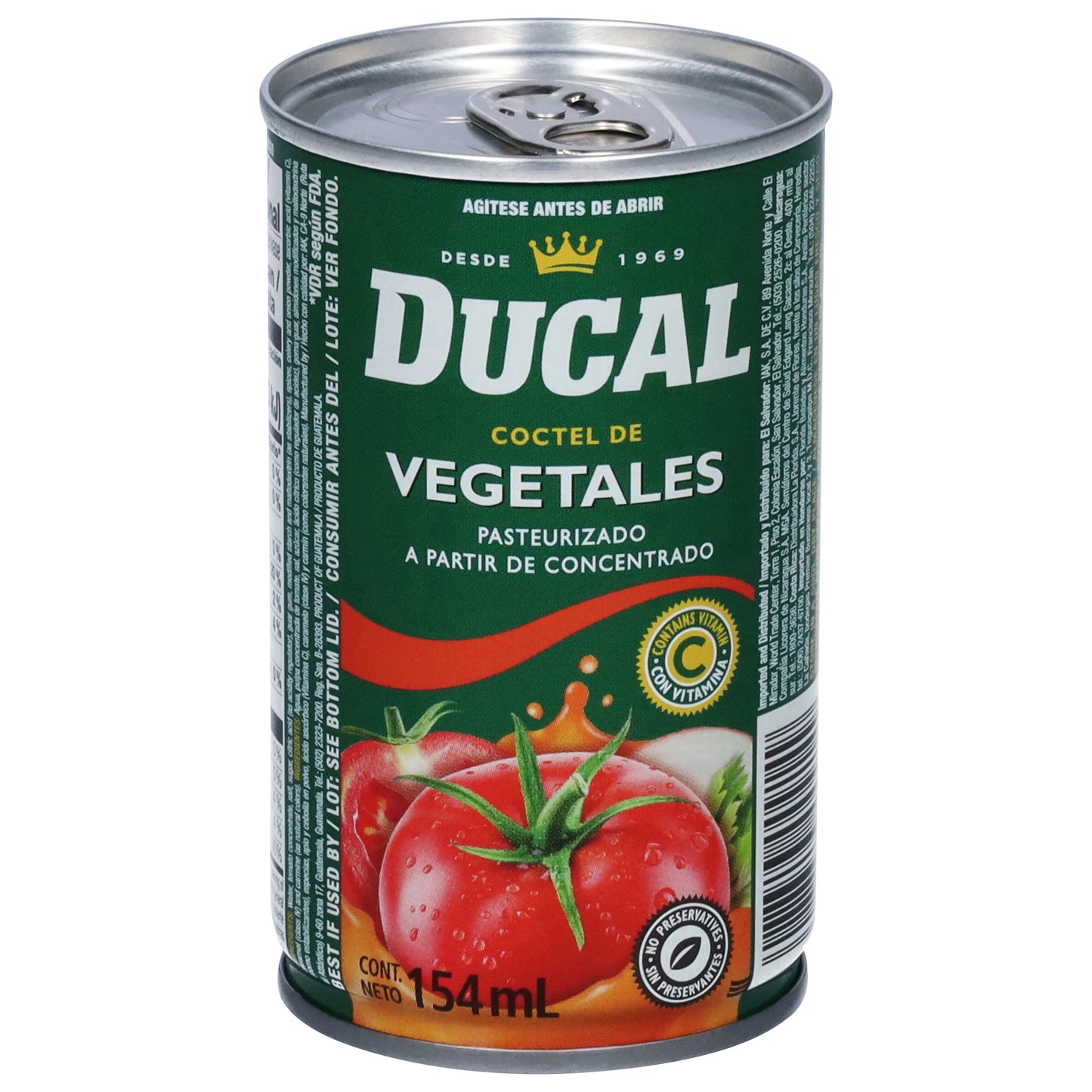 Ducal Vegetable Juice Cocktail 5.2 fl oz
