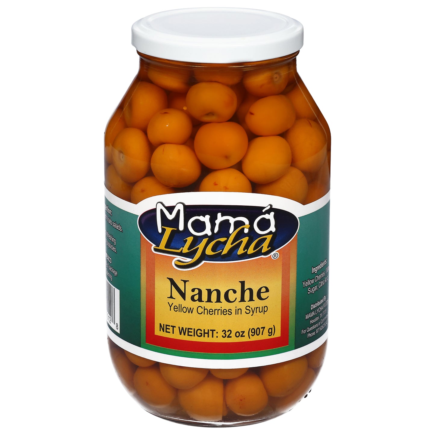 Mama Lycha Yellow Cherries in Syrup 32 oz