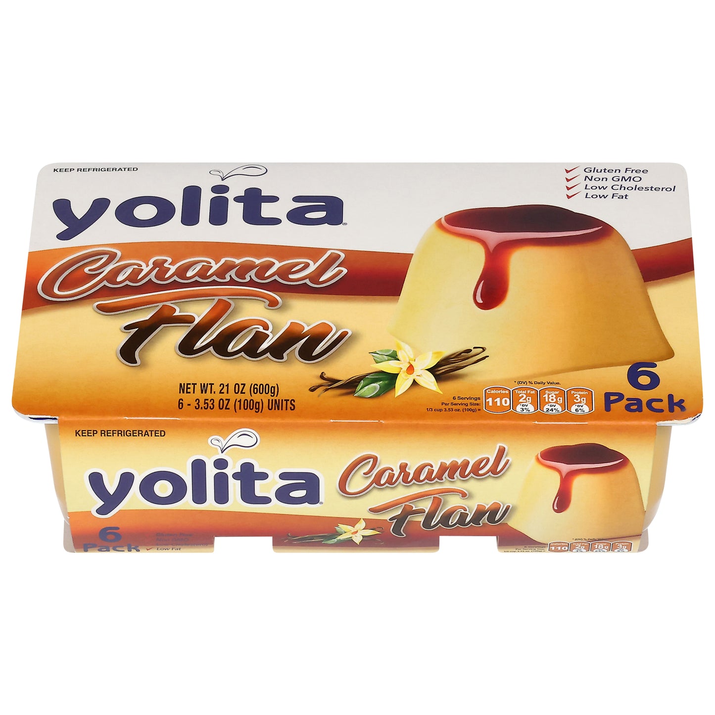Yolita Flan de Caramelo 6 - 100 g c/u