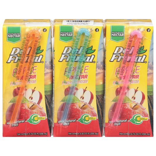 Del Frutal from Concentrate Apple Nectar 3 Brick 3 - 6.76 fl oz Bricks
