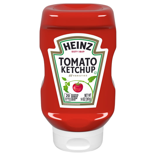 Kétchup de tomate Heinz, botella de 14 onzas