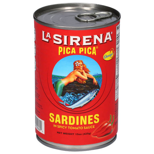 La Sirena Pica Pica Sardines in Spicy Tomato Sauce 15 oz