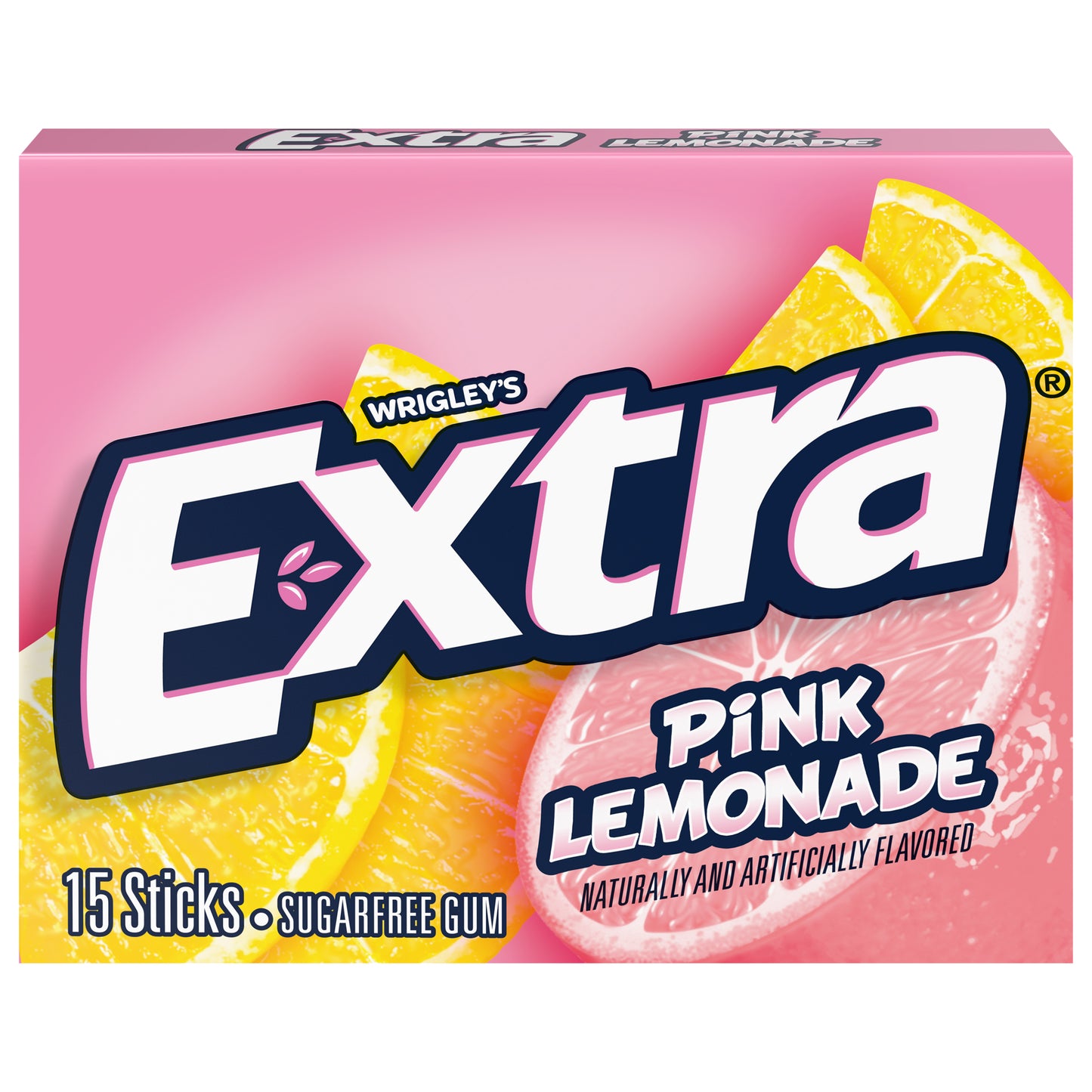 Extra Pink Lemonade Sugar Free Chewing Gum - 15 Sticks