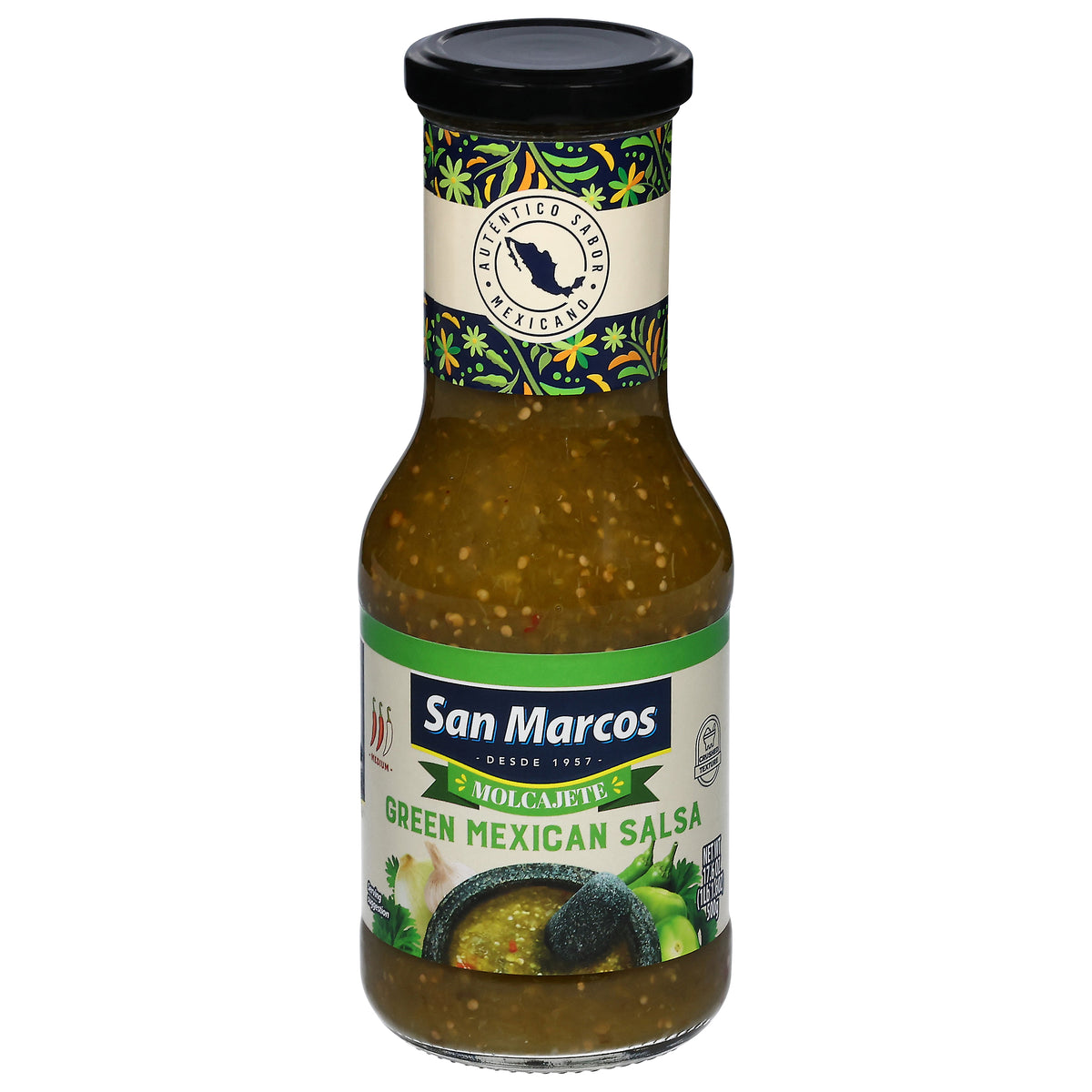 San Marcos Medium Green Mexican Salsa 17.6 oz