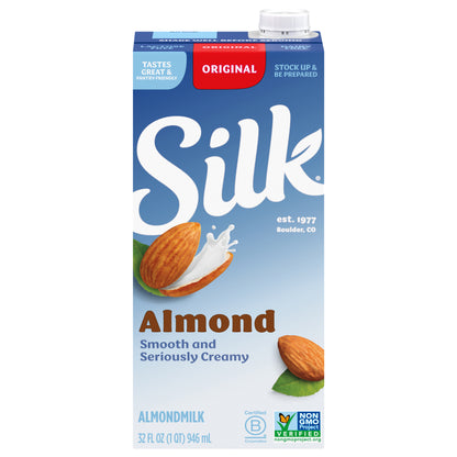 Silk Shelf-Stable Original Almond Milk, 1 Quart
