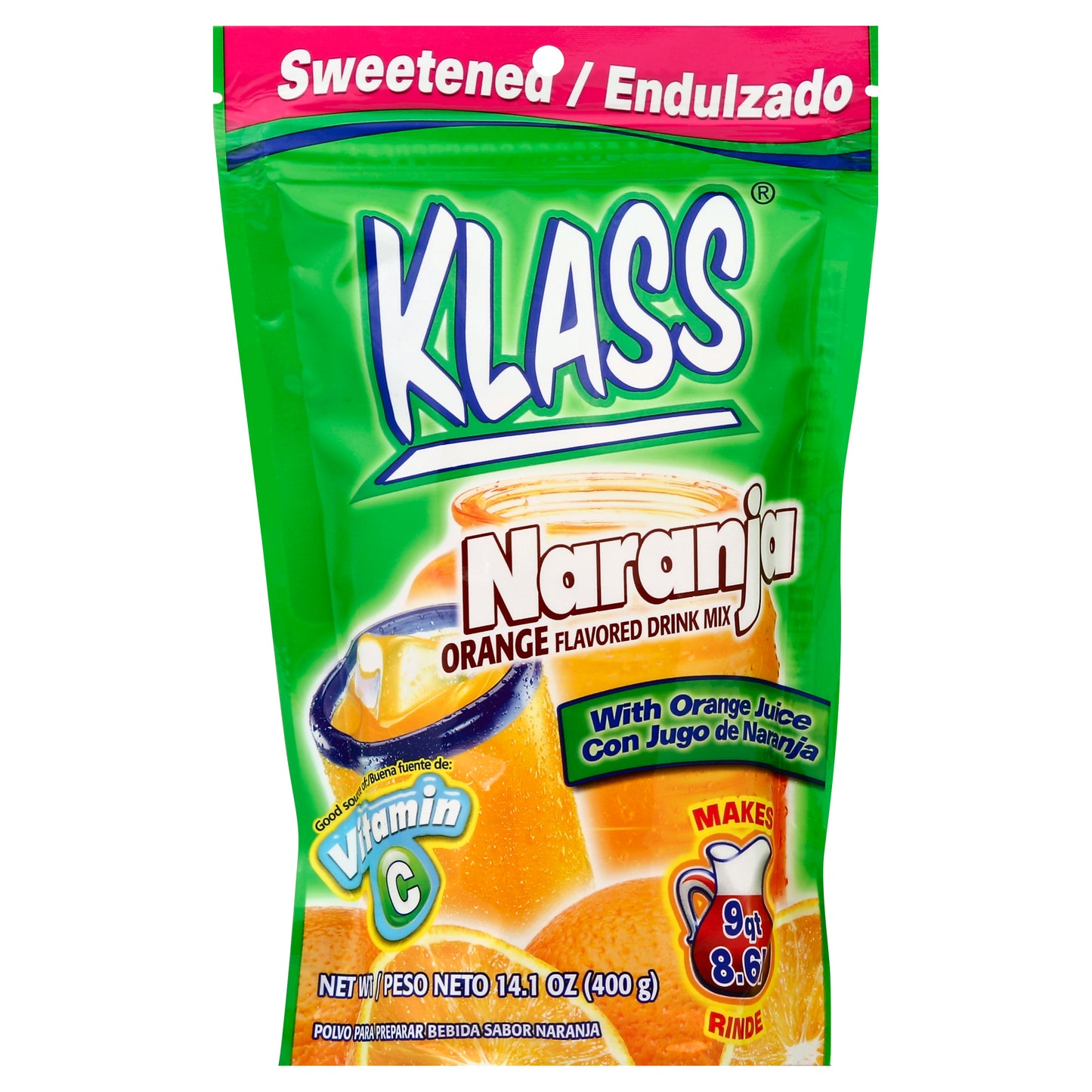 Klass Orange Drink Mix 14.1 oz