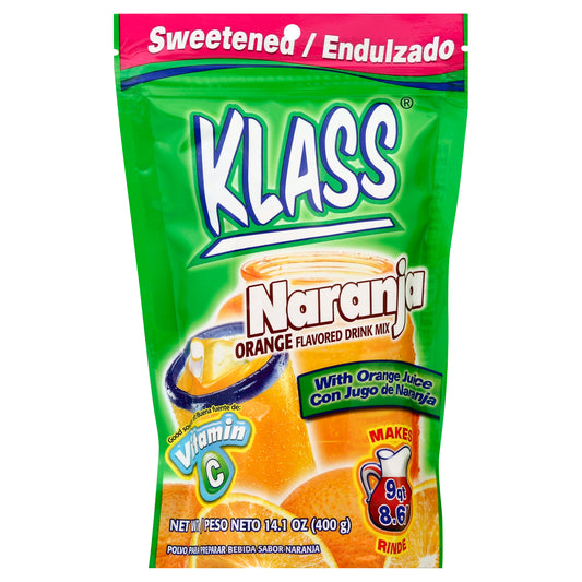 Klass Orange Drink Mix 14.1 oz
