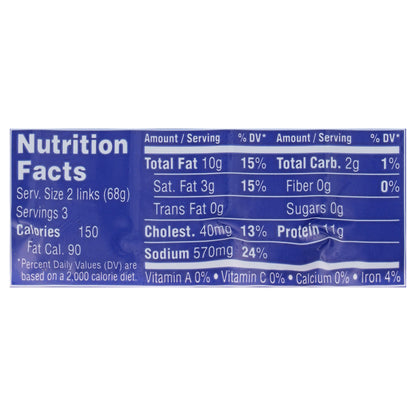 FUD Turkey Franks 7 oz