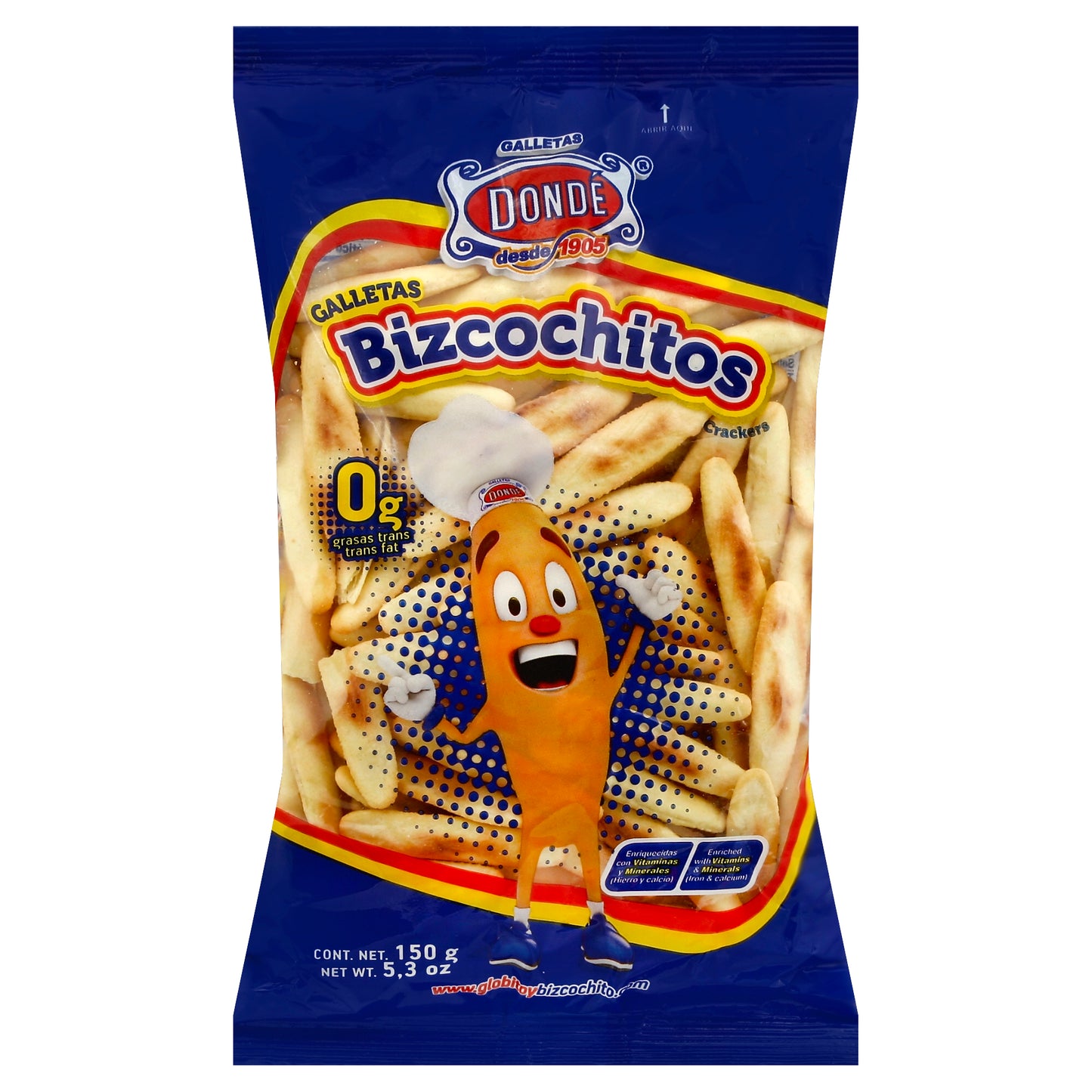 Donde Crackers 5.3 oz - Bizcochittos