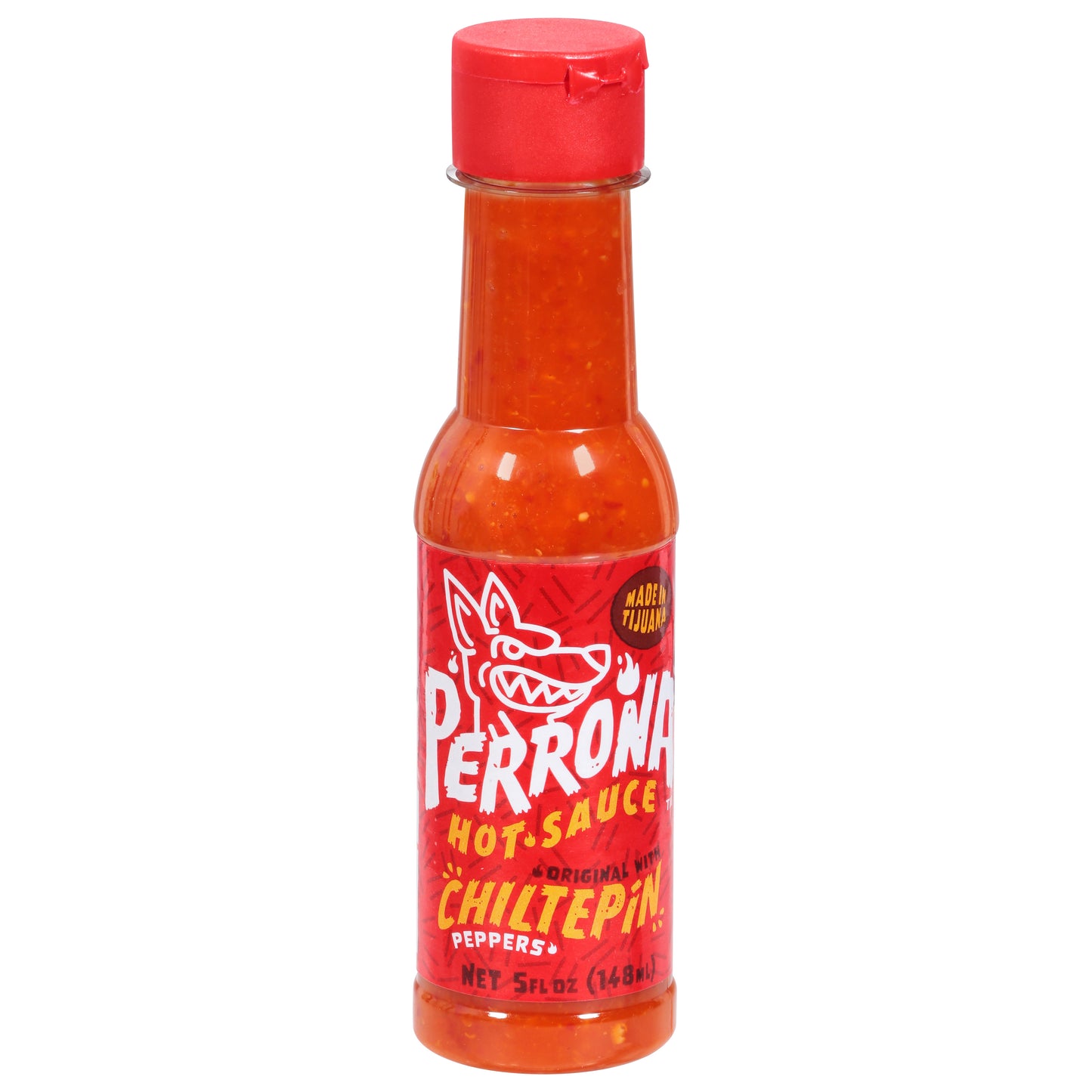 Perrona Original with Chiltepin Peppers Hot Sauce 5 fl oz
