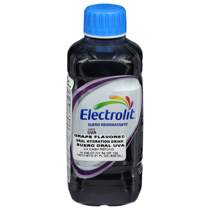 Electrolit Grape Flavored Oral Hydration Drink 21 fl oz