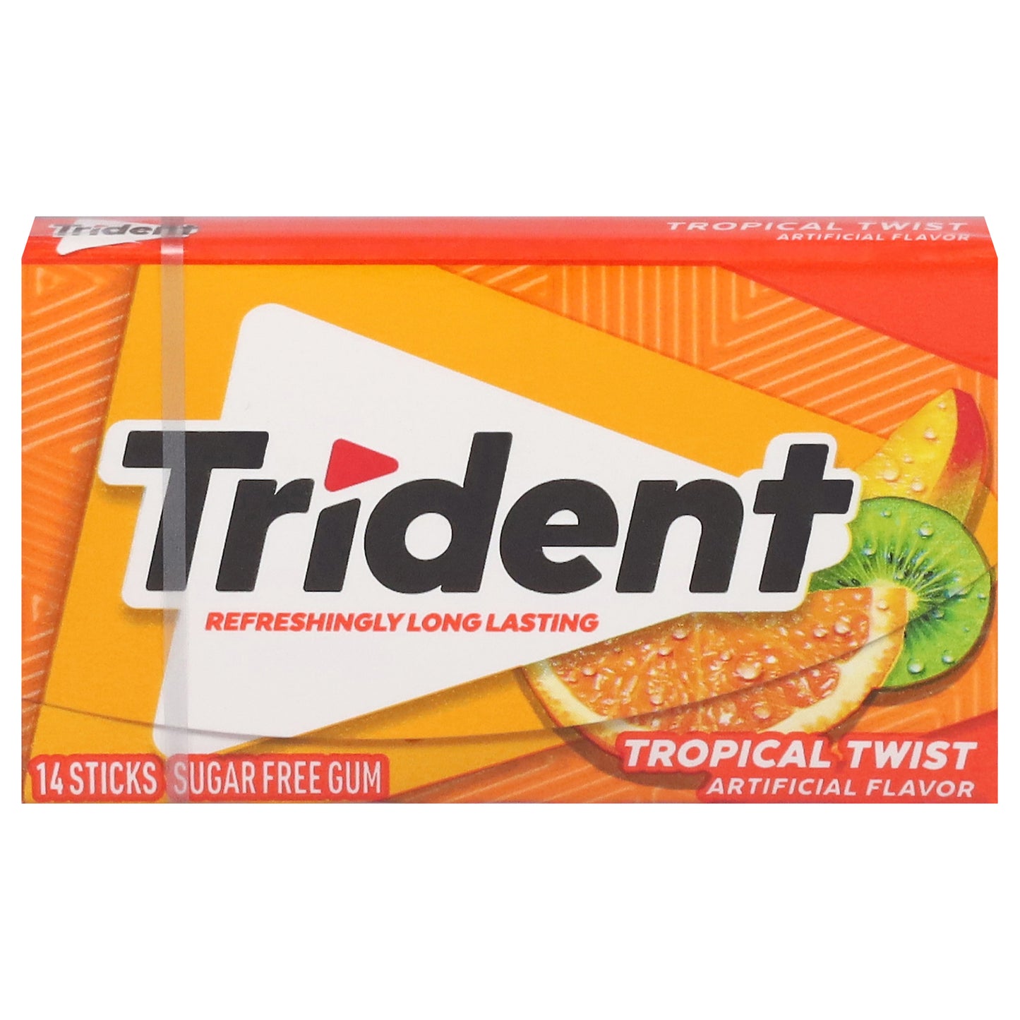 Trident Sugar Free Tropical Twist Gum 14 ea