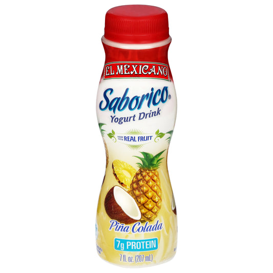 El Mexicano Saborico Pina Colada Yogurt Drink 7 fl oz
