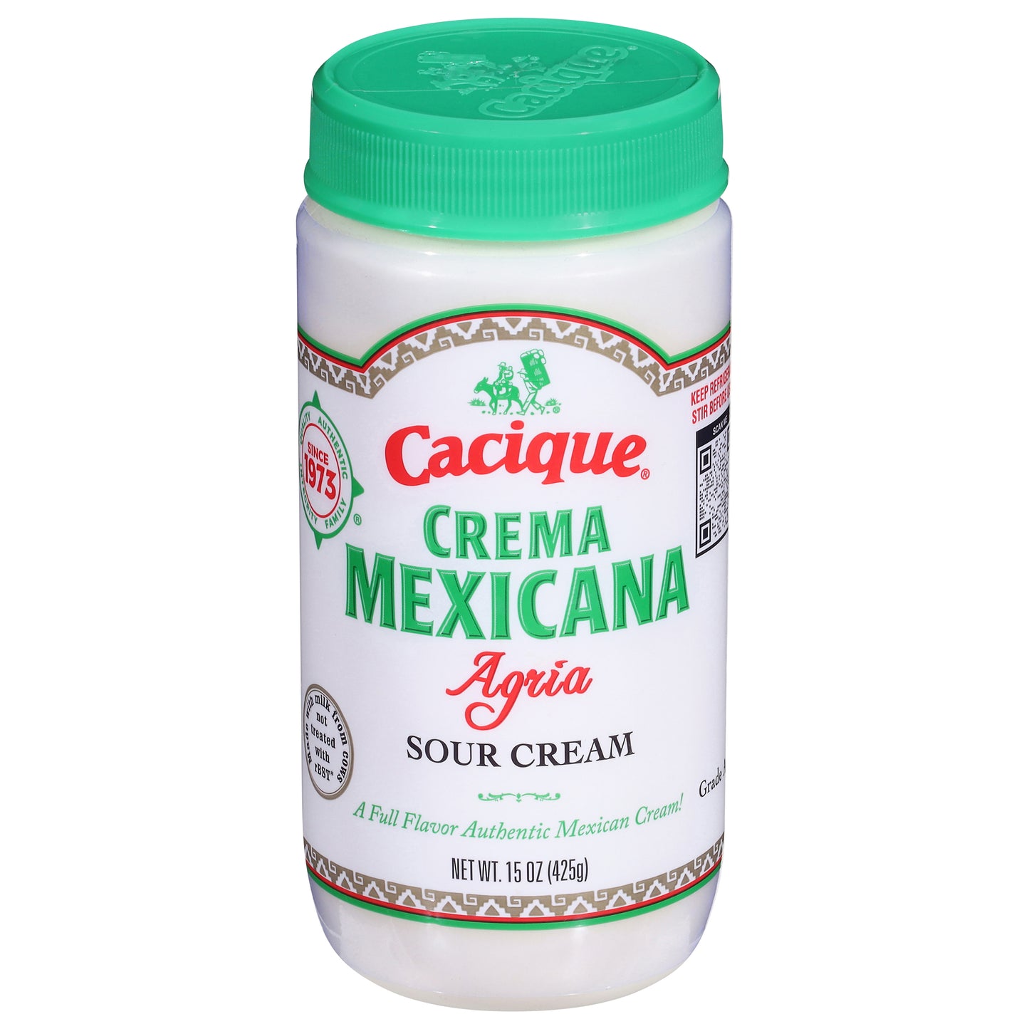 Cacique® Crema Mexicana Agria Sour Cream 15 oz
