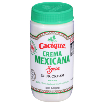 Cacique® Crema Mexicana Agria Sour Cream 15 oz