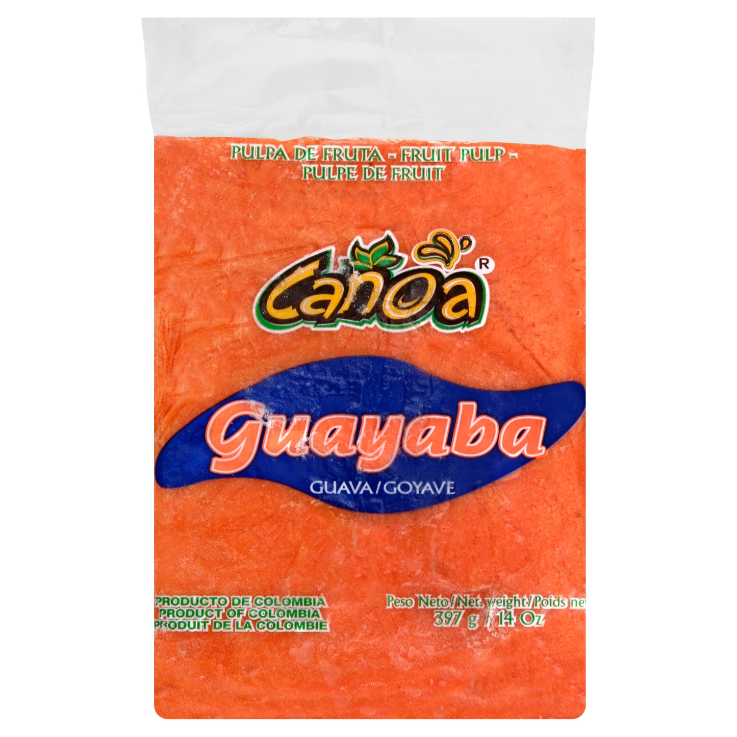 Pulpa de fruta Canoa 14 oz
