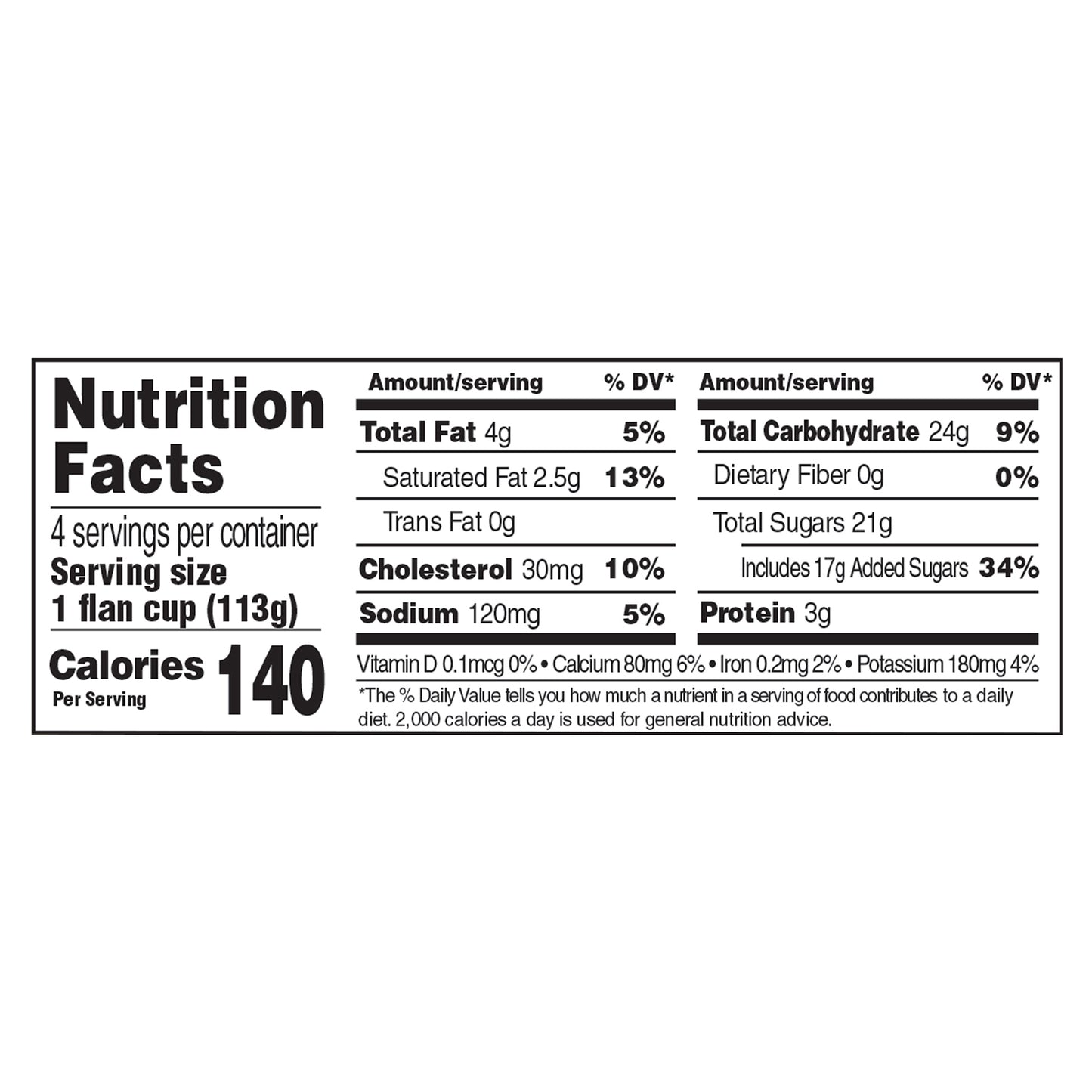 Senor Rico Caramel Flan 4pk