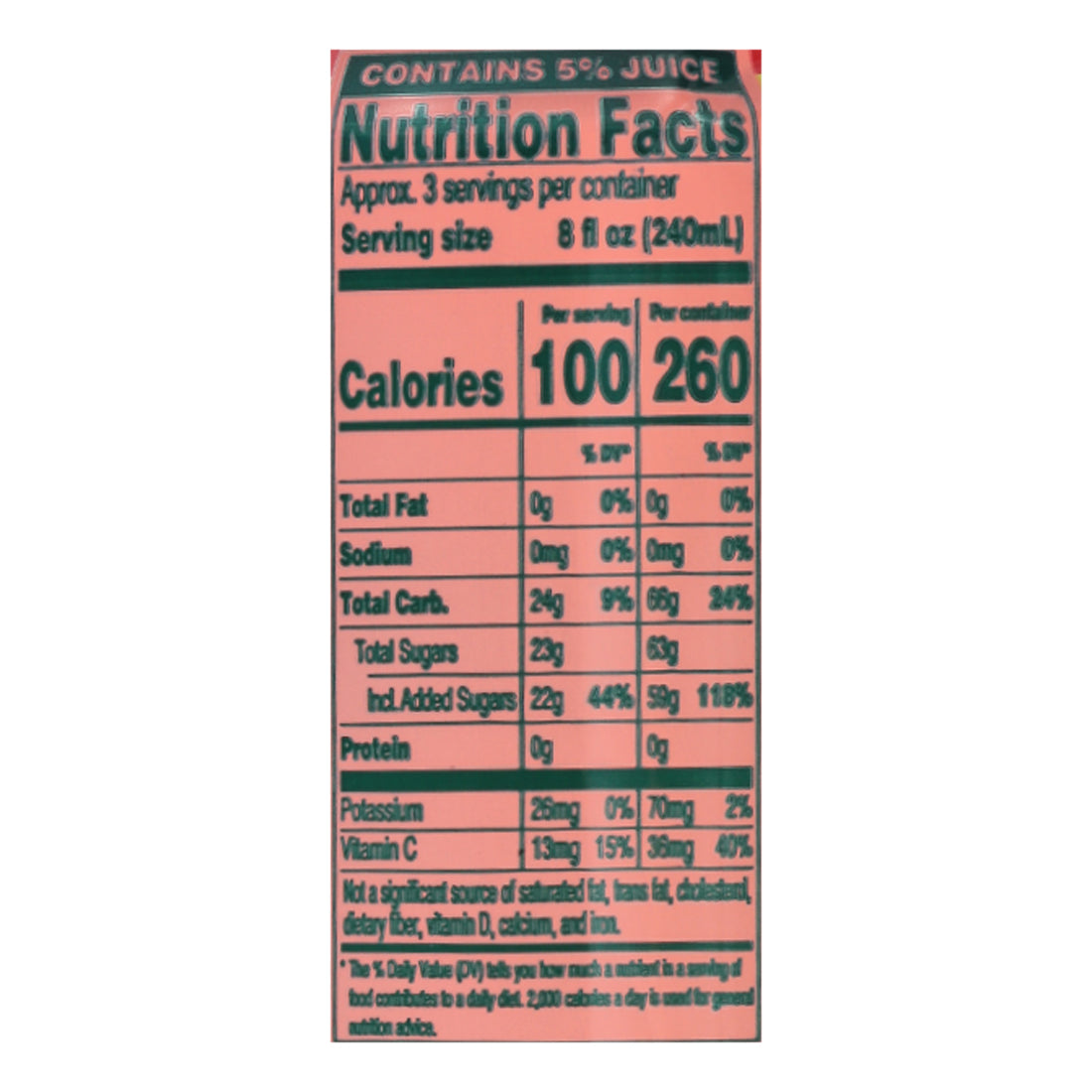 AriZona Kiwi Strawberry Fruit Juice Cocktail 22 fl oz