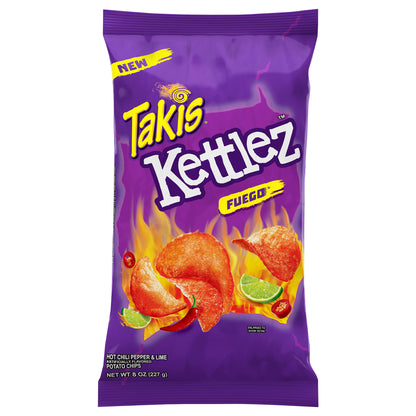 Takis Kettlez Fuego Potato Chips 8 oz