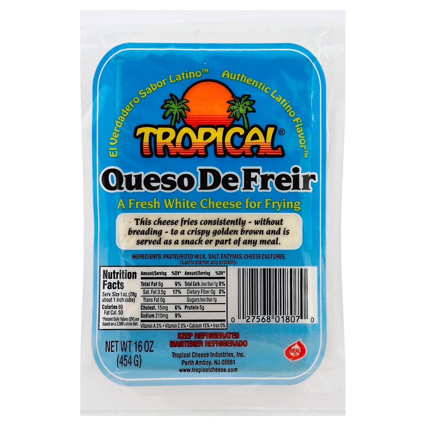 Tropical Cheese Queso De Freir 16 oz