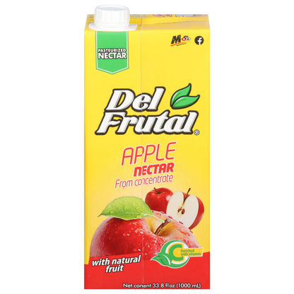Del Frutal Apple Nectar 33.8 fl oz