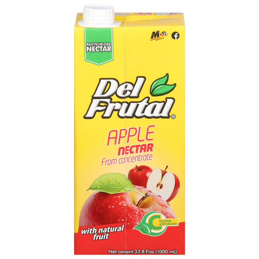 Del Frutal Apple Nectar 33.8 fl oz