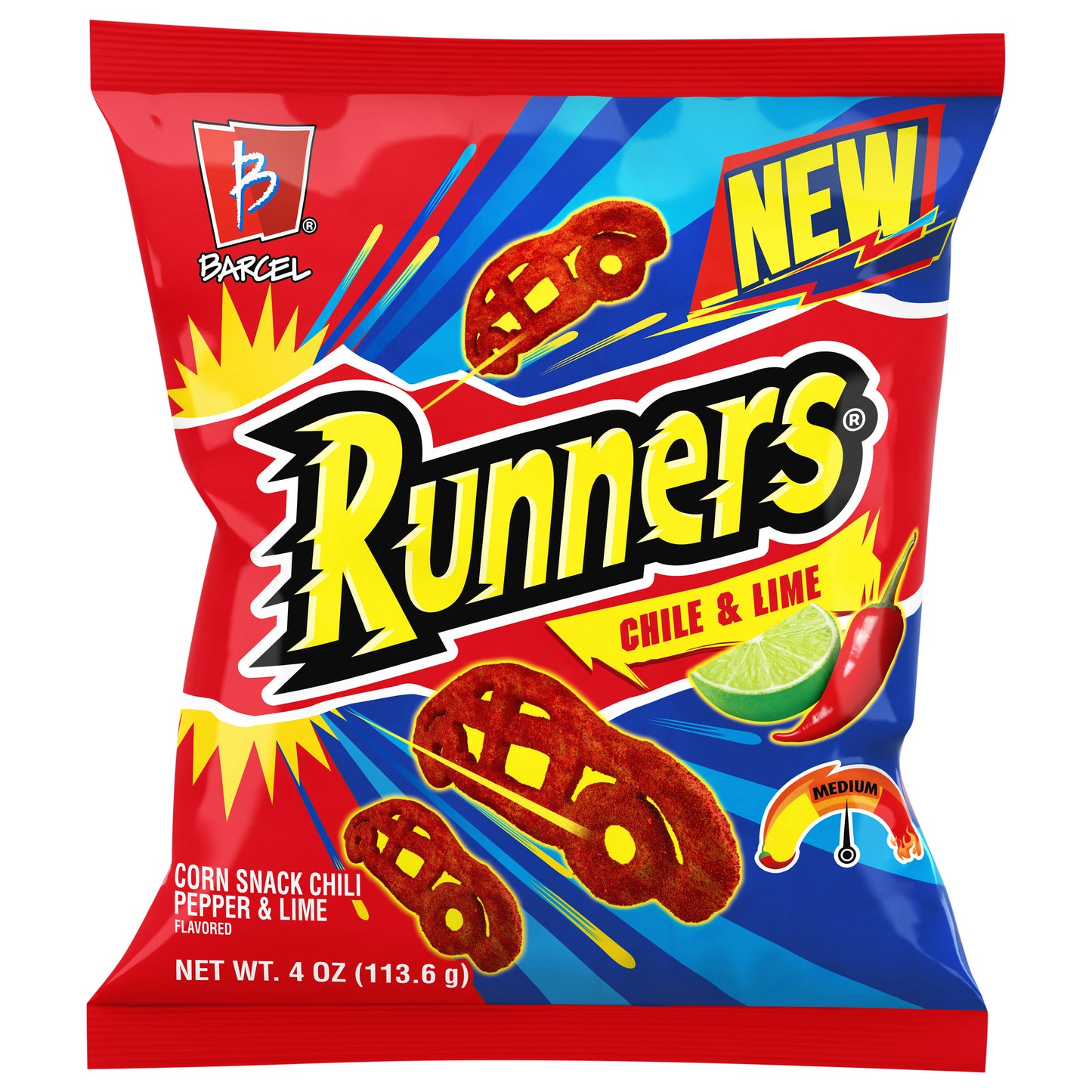 Barcel Runners Chile & Lime Corn Snack 4 oz