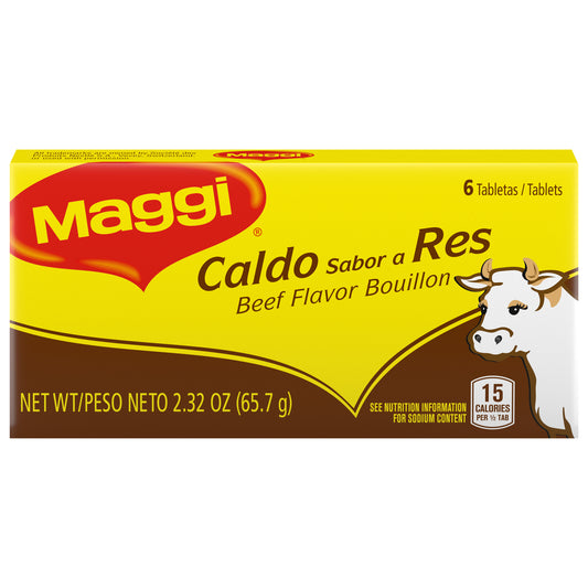 Maggi Beef Flavor Bouillon Tablets 6 - 2.32 oz
