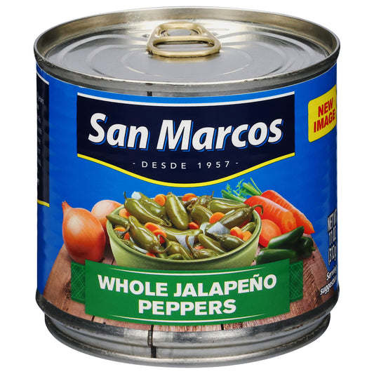 San Marcos Whole Jalapeno Peppers 11 oz