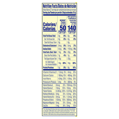 NESQUIK Strawberry Flavored Powder 14.1 oz Canister