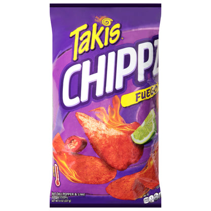 Takis Chippz Extreme Fuego Potato Chips 8 oz