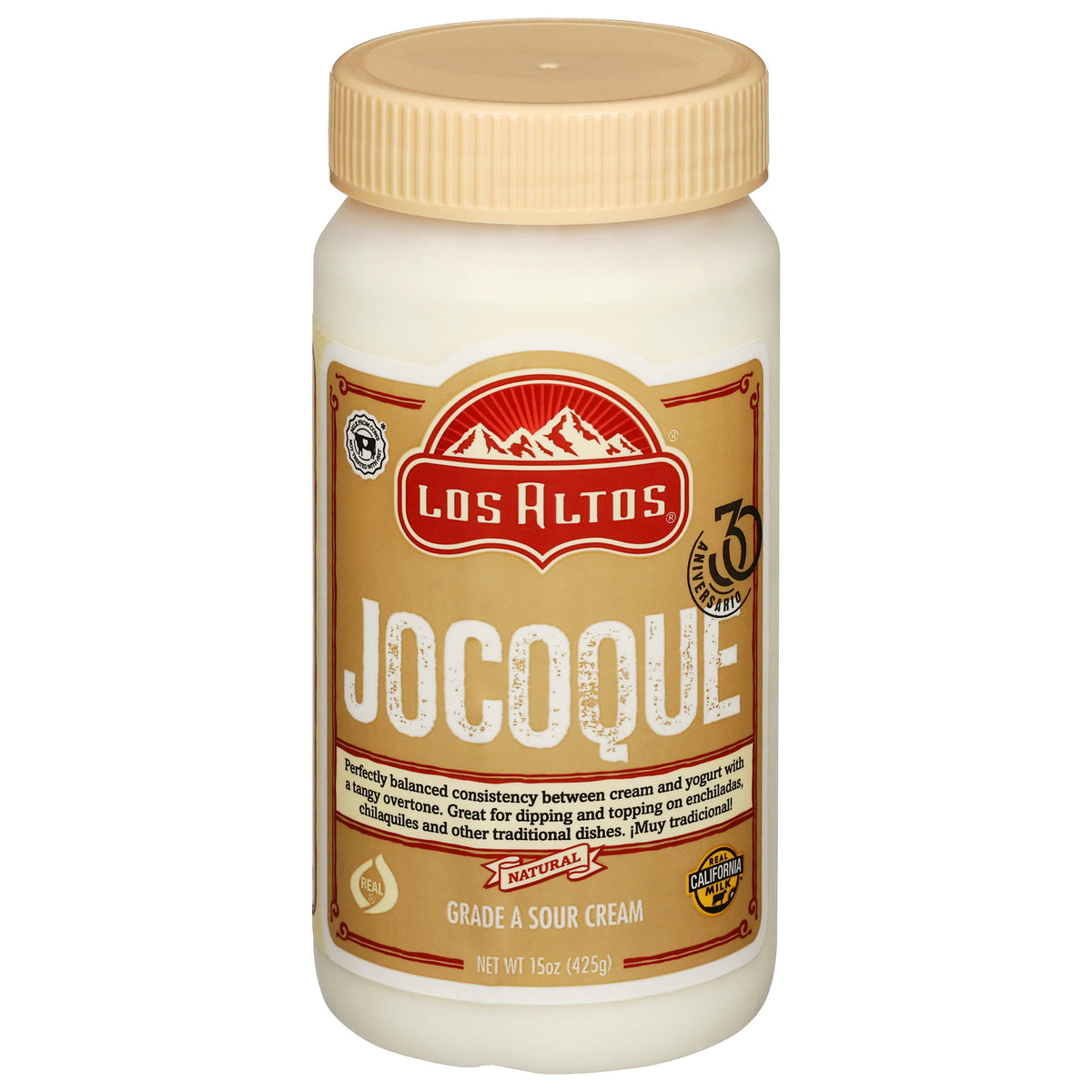 Los Altos Grade A Sour Cream 15 oz