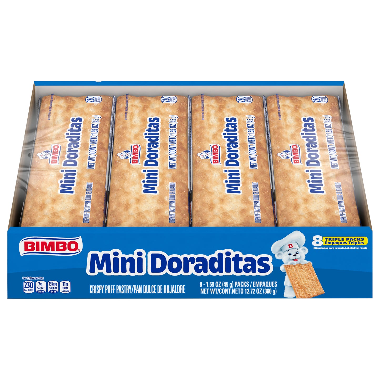 Bimbo Mini Doraditas MP 8 Pack 12.72 Oz