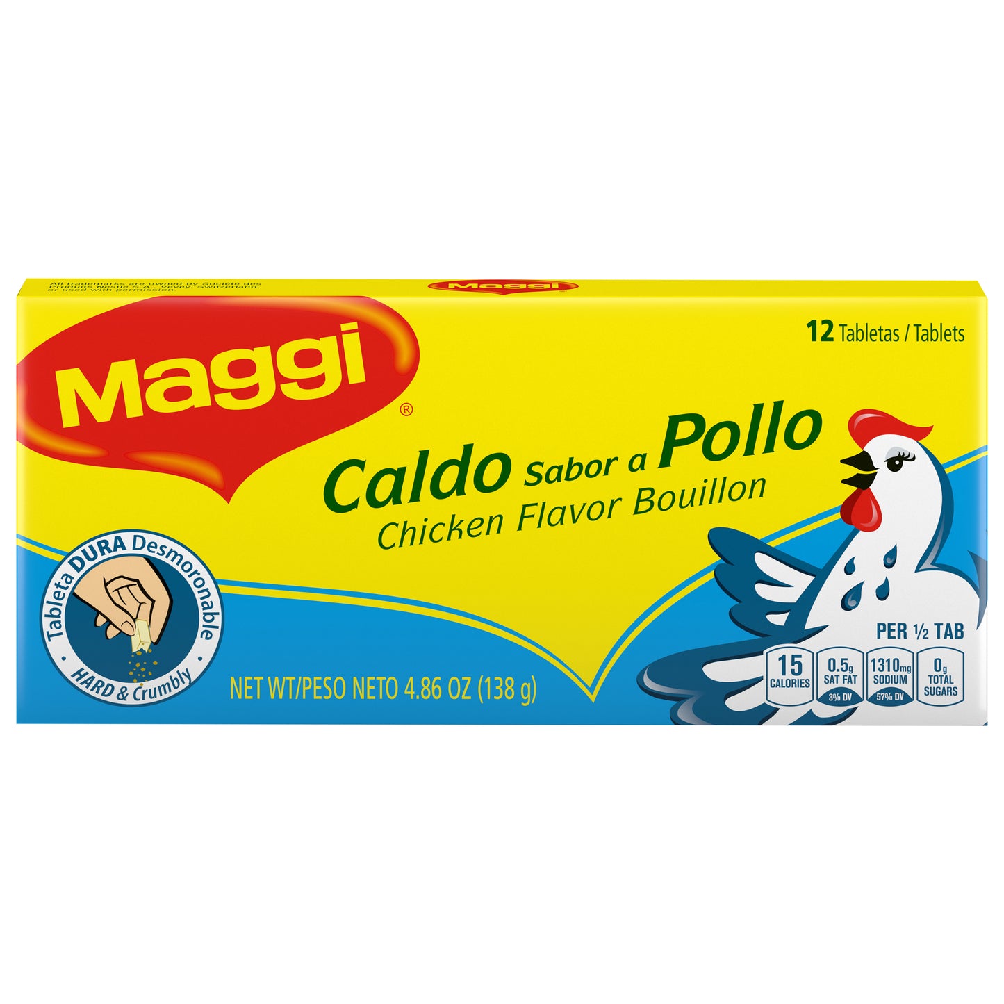 Maggi Chicken Flavor Bouillon 12 Tablets