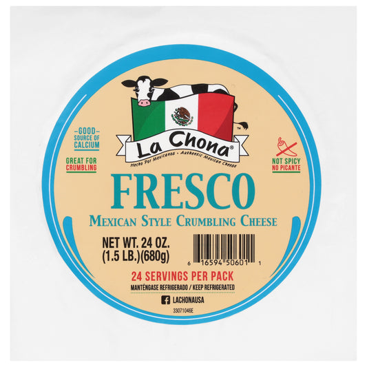 La Chona Mexican Style Fresco Crumbling Cheese 24 oz