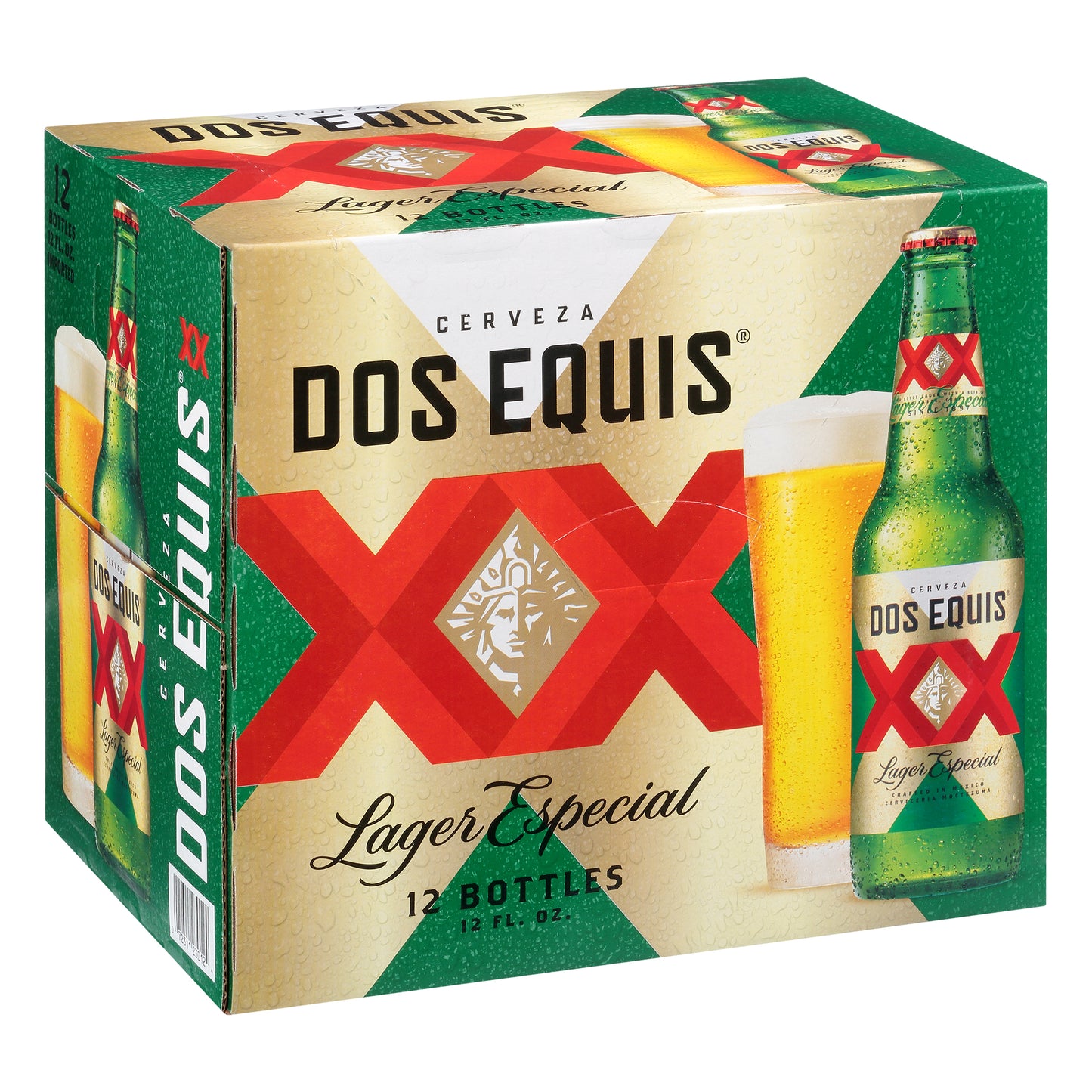 Dos Equis Lager Especial Beer 12 ea - 12 Bottles
