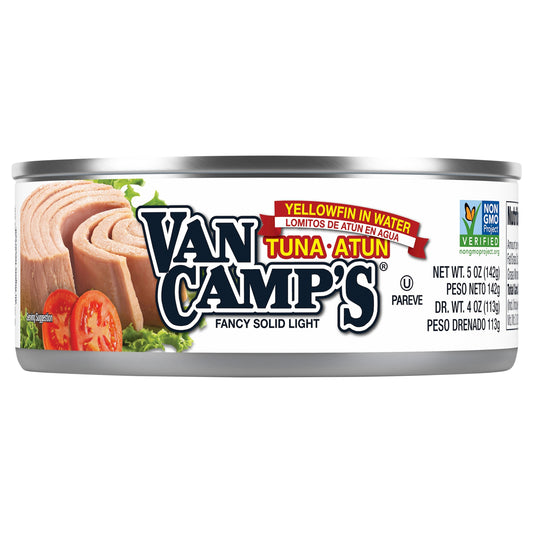 Van Camp's Seafood Solid Light Yellowfin Tuna in Water 5 oz