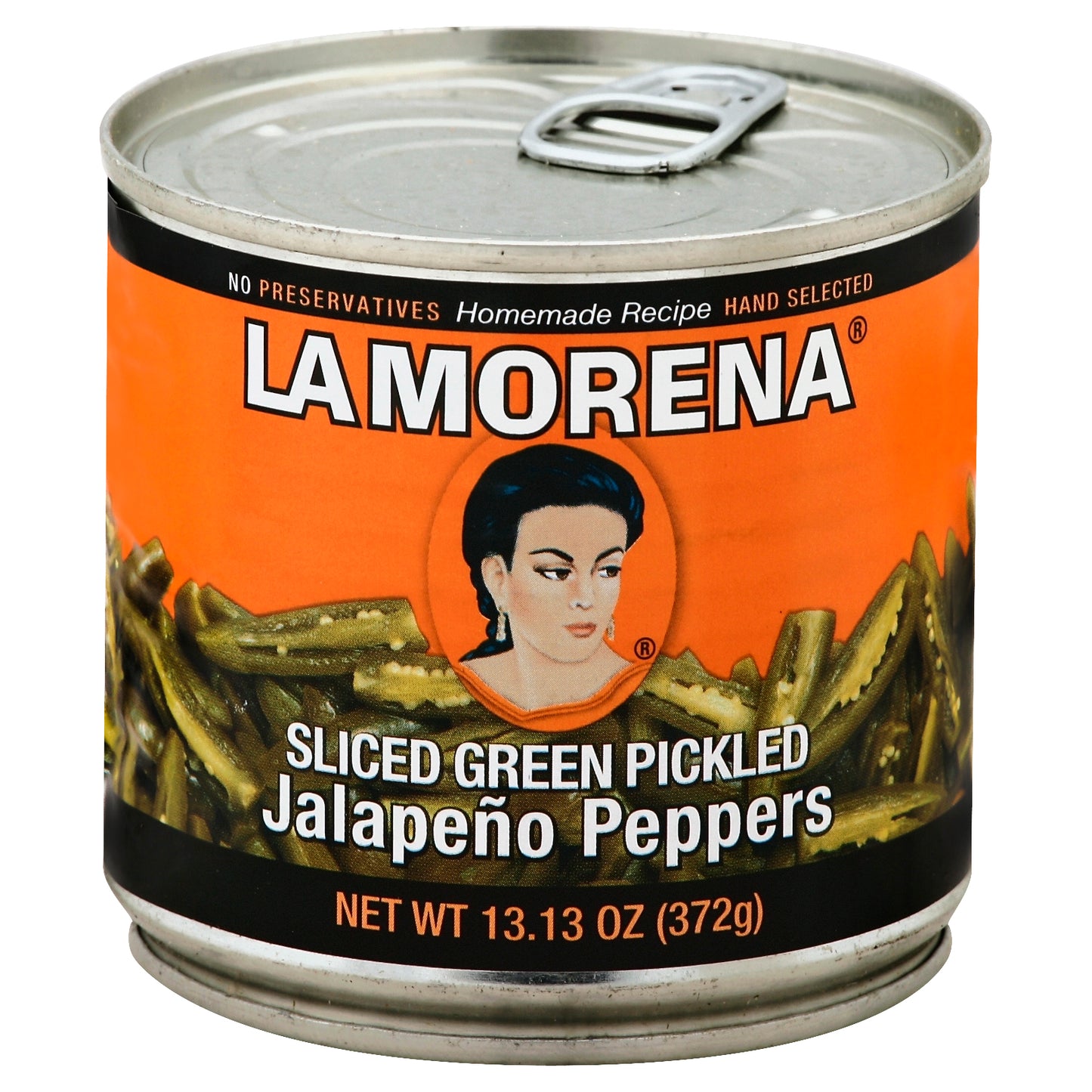 La Morena Sliced Green Pickled Jalapeno Peppers 13.13 oz