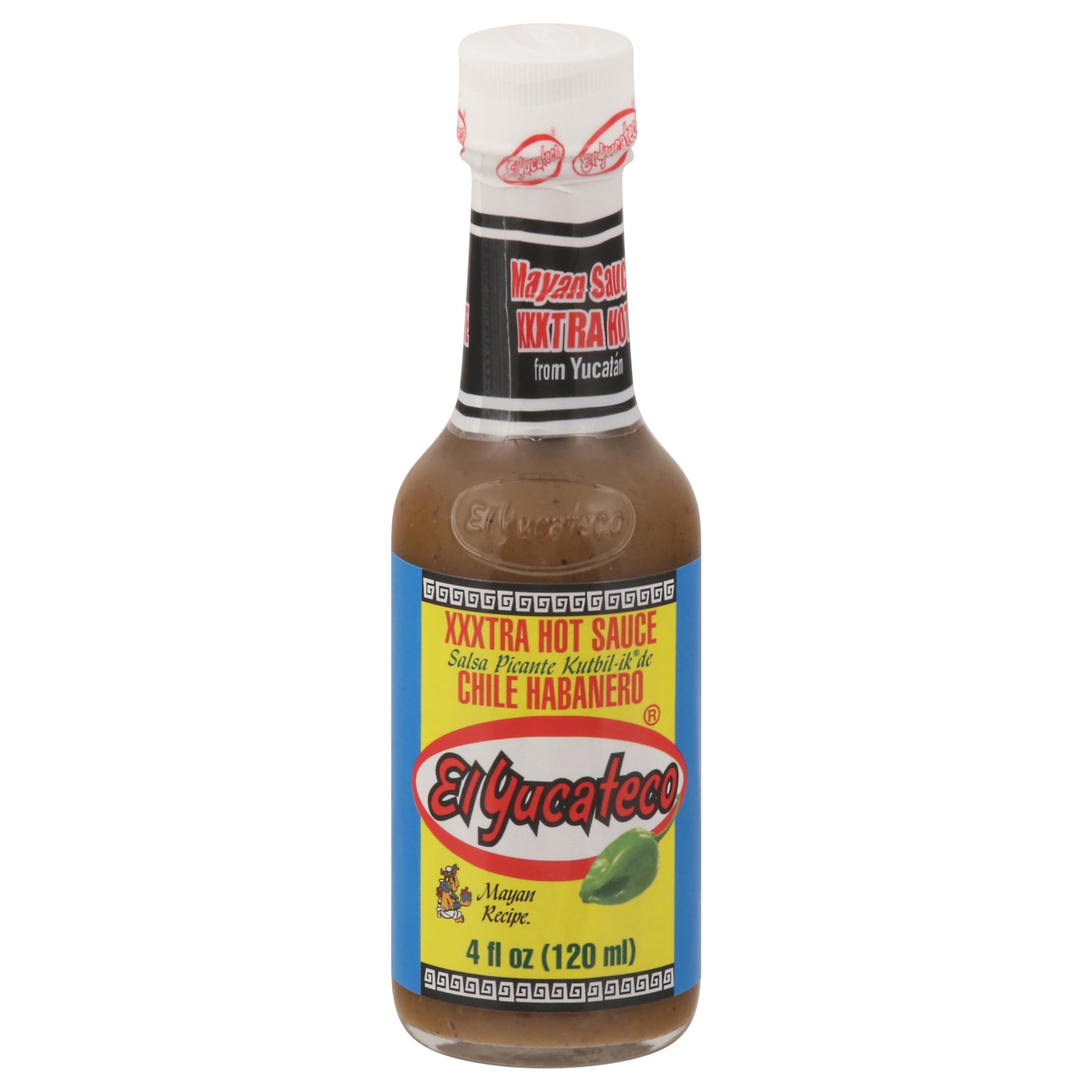 El Yucateco Xxxtra Chile Habanero Hot Sauce 4 fl oz
