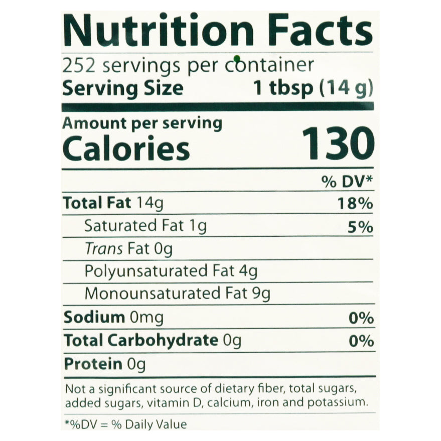 1 2 3 Canola Oil 1 gl